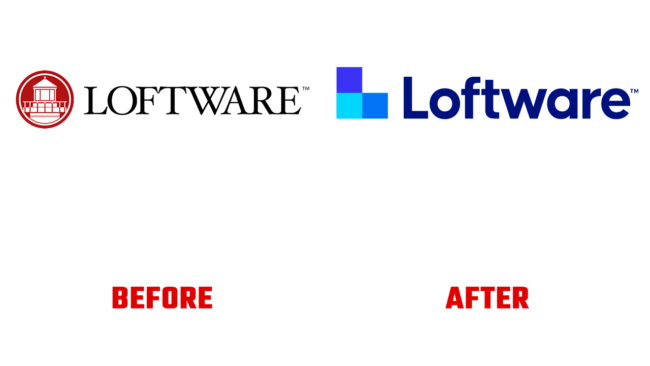 Loftware Prima e Dopo Logo (storia)