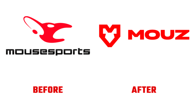 Mouz Prima e Dopo Logo (storia)
