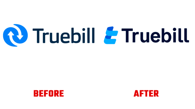 Truebill Prima e Dopo Logo (storia)