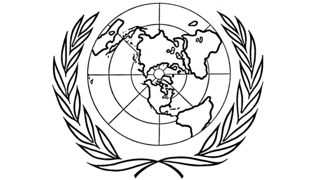 United Nations Logo 1945-1946