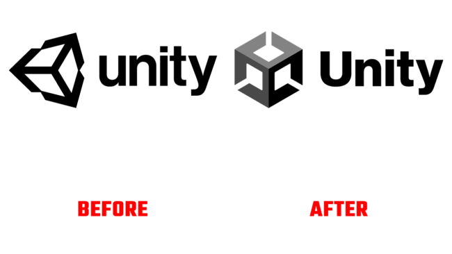 Unity Prima e Dopo Logo (storia)