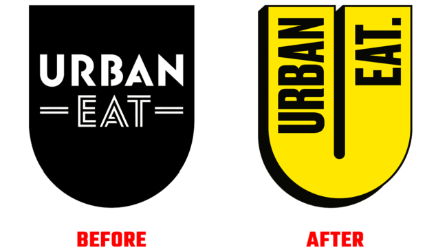 Urban Eat Prima e Dopo Logo (storia)