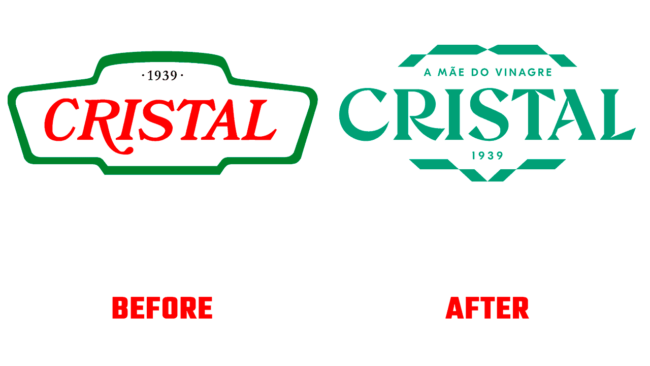 Vinagres Cristal Prima e Dopo Logo (storia)