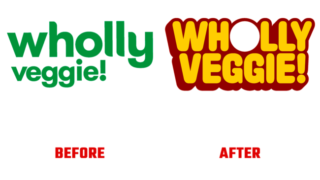 Wholly Veggie Prima e Dopo Logo (storia)