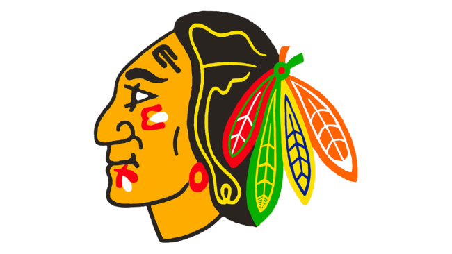 Chicago Blackhawks Logo 1965-1989