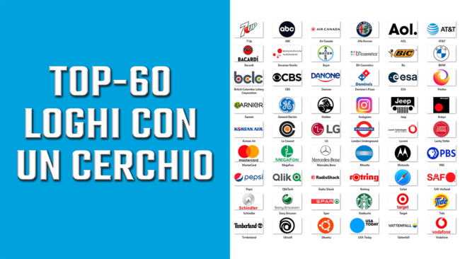 Top-60 Loghi con un Cerchio