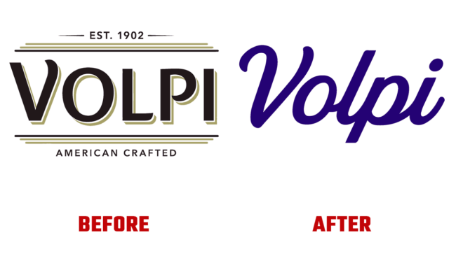 Volpi Prima e Dopo Logo (storia)