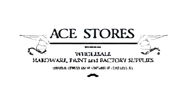 Ace Stores Logo 1930-1931