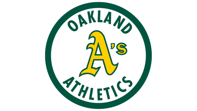 Oakland Athletics Logo 1982-1992