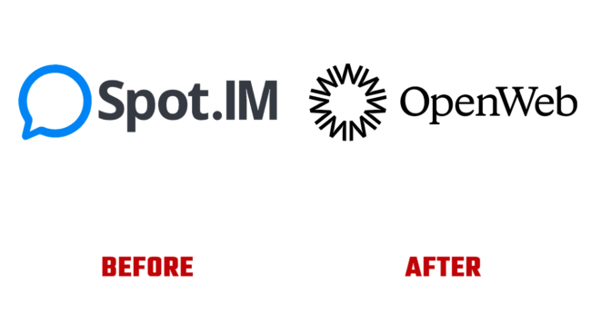 OpenWeb Prima e Dopo Logo (storia)