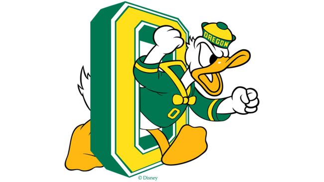 Oregon Ducks Logo 1974-1993