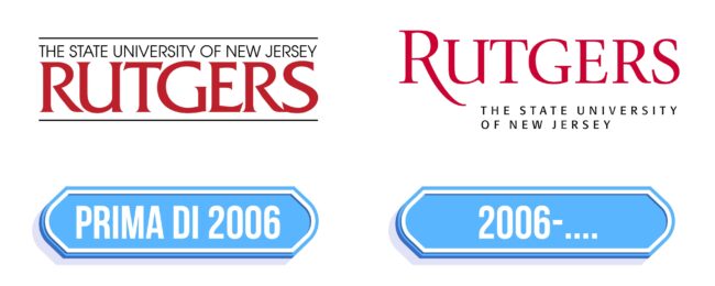 Rutgers University Logo Storia
