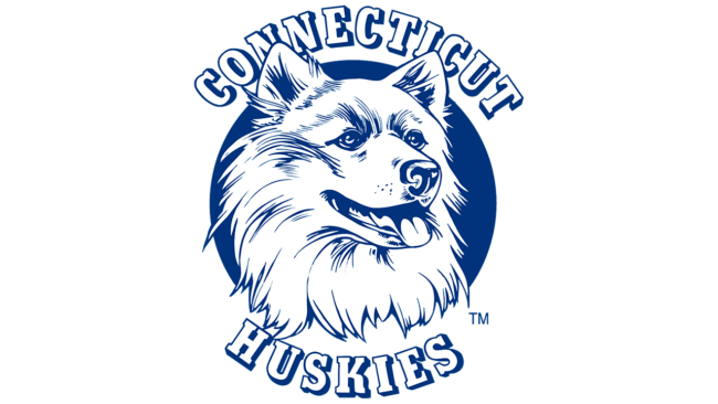 UConn Huskies Logo 1981-2002