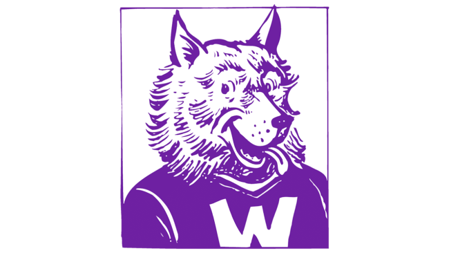 Washington Huskies Logo 1959-1971