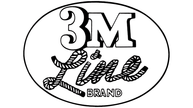 3M Line Brand Logo 1953-1954