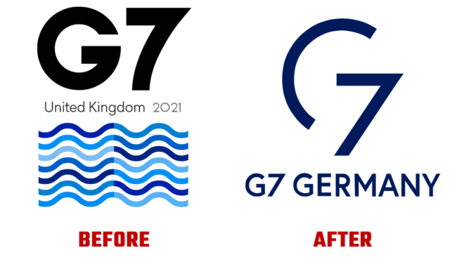 G7 Germany Prima e Dopo Logo (storia)