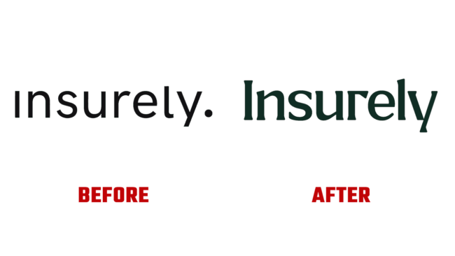 Insurely Prima e Dopo Logo (storia)