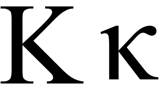 Kappa Greek Simbolo