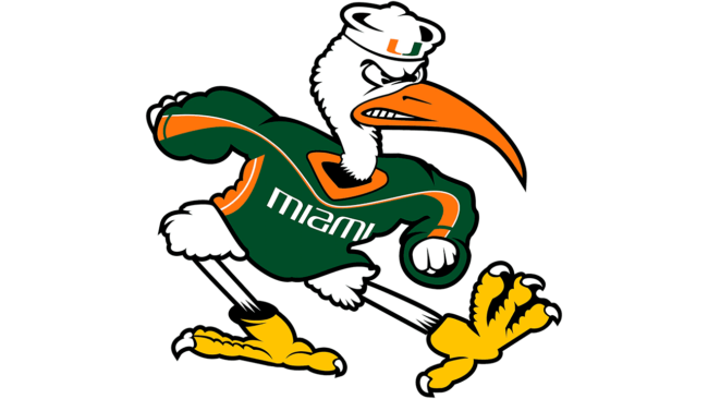 Miami Hurricanes Mascot Logo