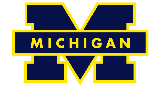 Michigan Wolverines Logo 1988-1996