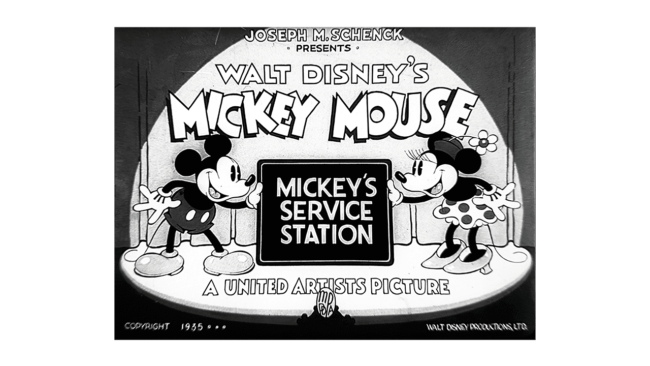 Mickey Mouse Logo 1932-1935