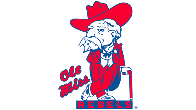 Mississippi Rebels Logo 1970-2002