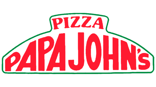 Papa John's Pizza Logo 1984-1995
