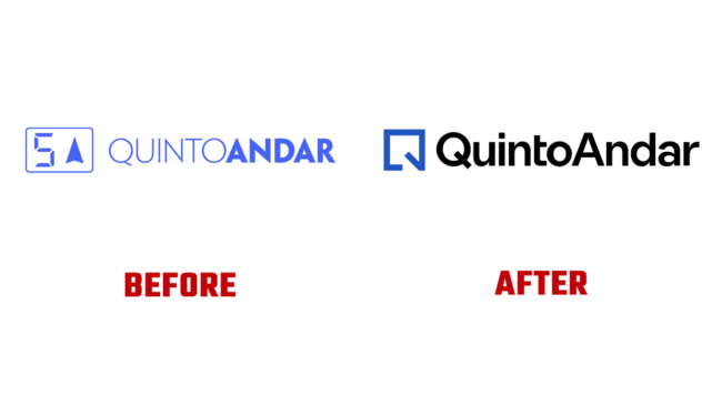 QuintoAndar Prima e Dopo Logo (storia)