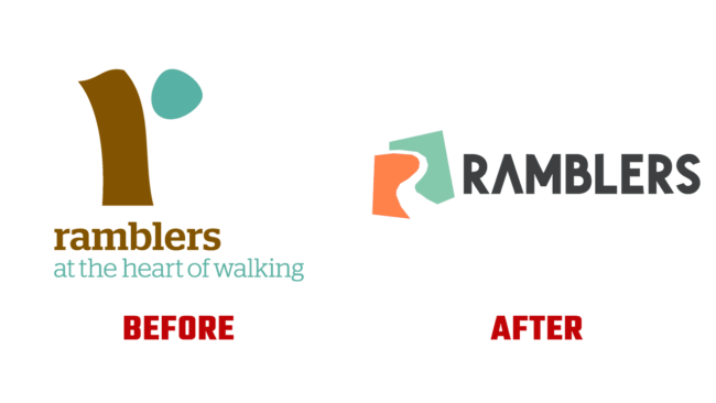 Ramblers Prima e Dopo Logo (storia)