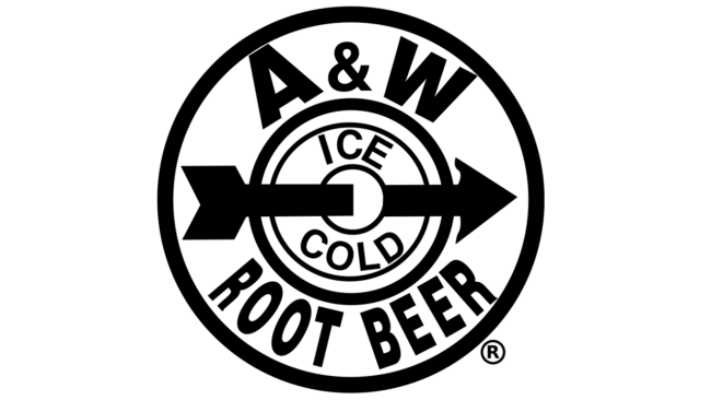 A&W Root Beer Restaurants Logo 1919-1948