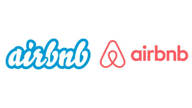 Airbnb loghi aziendali allora e oggi