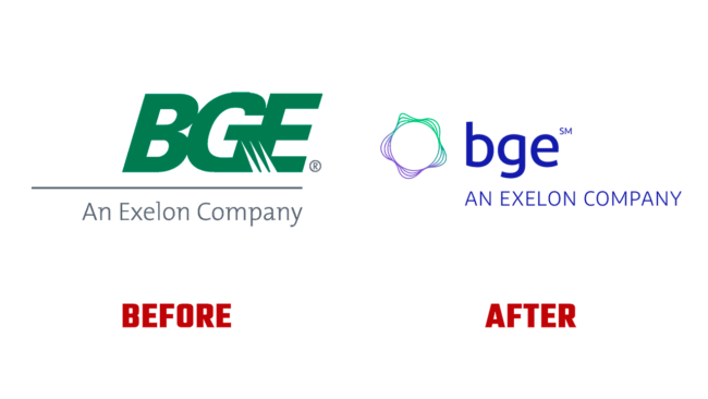 BGE Prima e Dopo Logo (storia)