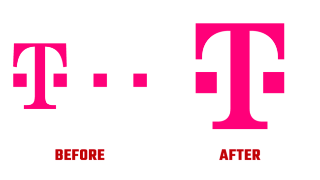 Deutsche Telekom Prima e Dopo Logo (Storia)