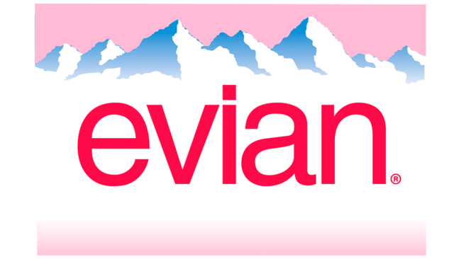 Evian Logo 1978-1994