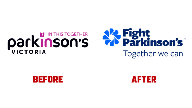 Fight Parkinson's Prima e Dopo Logo (Storia)