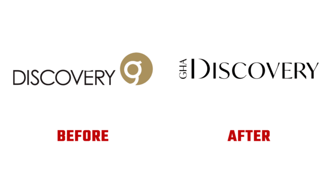 GHA Discovery Prima e Dopo Logo (storia)
