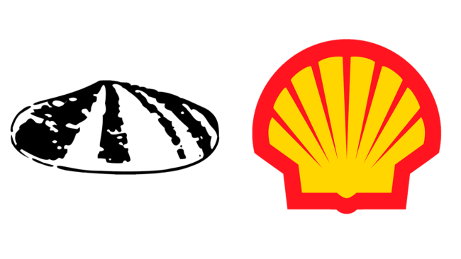 Shell loghi aziendali allora e oggi