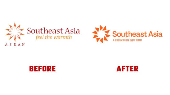Southeast Asia Prima e Dopo Logo (Storia)