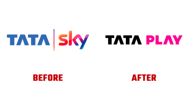 Tata Play Prima e Dopo Logo (storia)