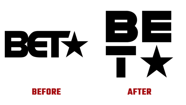 BET Prima e Dopo Logo (Storia)