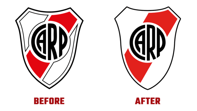 Club Atletico River Plate Prima e Dopo Logo (Storia)