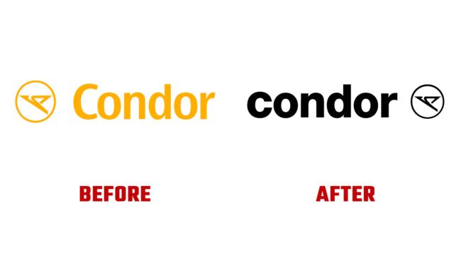 Condor Prima e Dopo Logo (Storia)