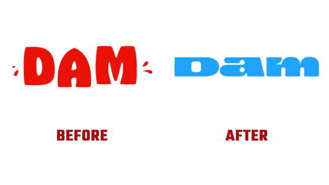 Dam Prima e Dopo Logo (Storia)