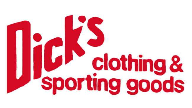 Dick's Clothing & Sporting Goods Logo 1958-1980s