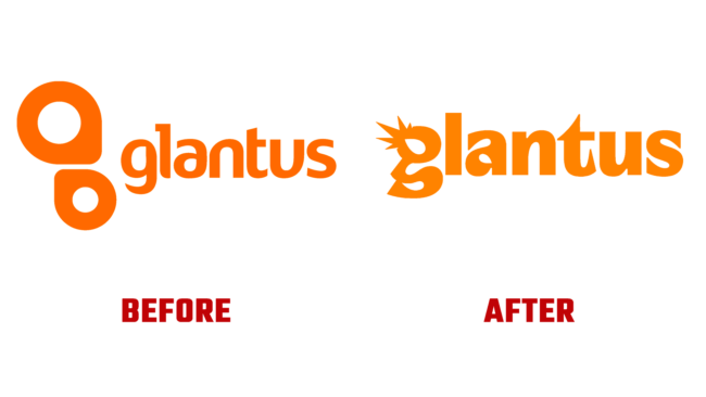 Glantus Prima e Dopo Logo (Storia)
