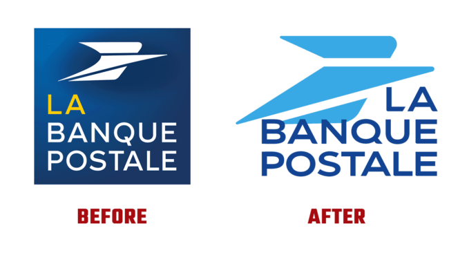 La Banque Postale Prima e Dopo Logo (Storia)