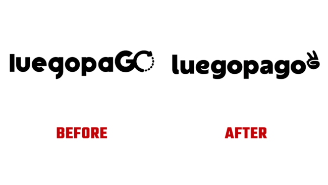 LuegopaGO Prima e Dopo Logo (Storia)