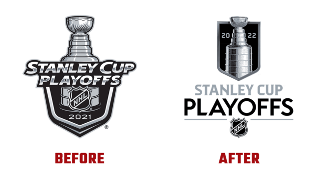 Stanley Cup Playoffs Prima e Dopo Logo (Storia)