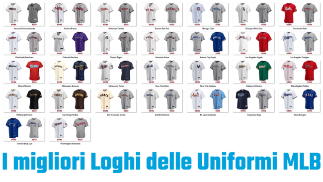 I migliori Loghi delle Uniformi MLB