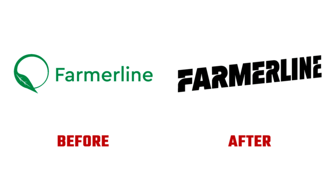 Farmerline Prima e Dopo Logo (Storia)